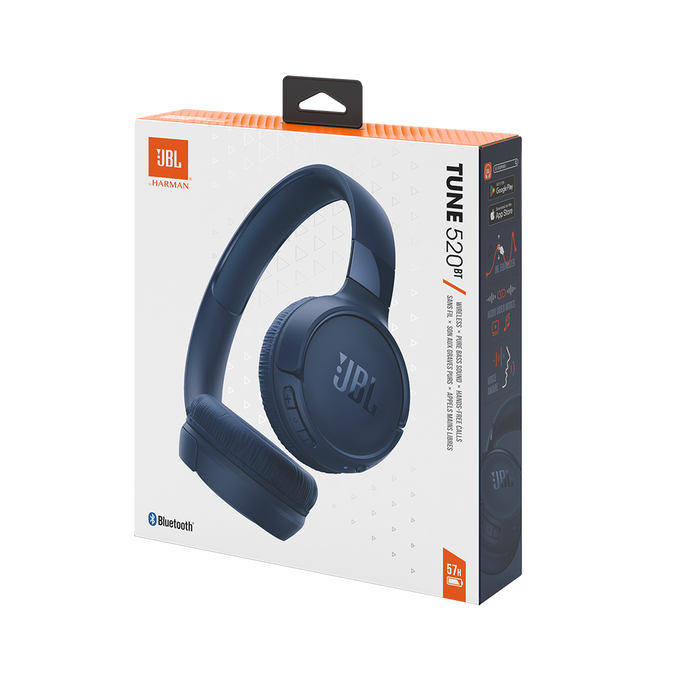 JBL Tune 520BT - Blue - Wireless on-ear headphones - Detailshot 10 image number null