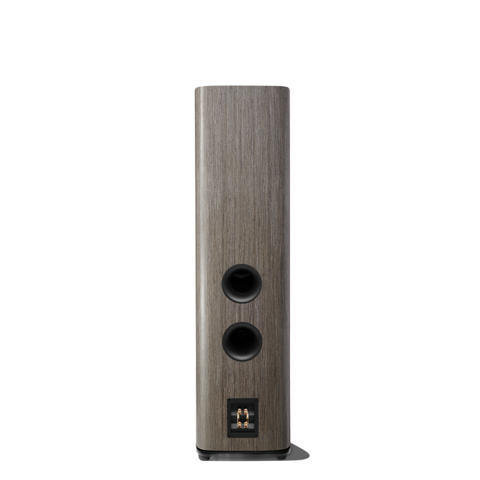 HDI-3800 - Grey Oak - 2 ½-way Triple 8-inch (200mm) Floorstanding Loudspeaker - Back image number null