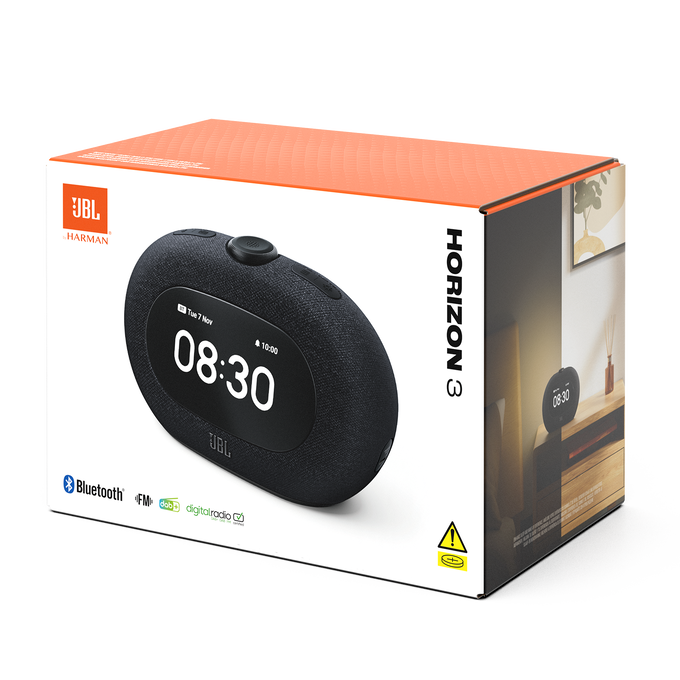 JBL Horizon 3 - Black - Bluetooth® clock radio speaker with DAB/DAB+/FM - Detailshot 8 image number null