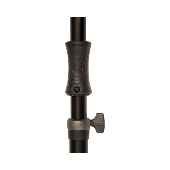 JBL Tripod Stand (Gas Assist) - Black - Lift-assist Aluminum Tripod Speaker Stand with Integrated Speaker Adapter - Detailshot 3 image number null