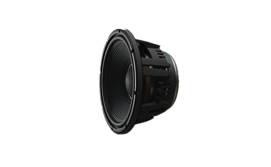 JBL 4349 12-inch (300mm) pure-pulp cone woofer in bass-reflex design with dual front-firing tuned ports. - Image