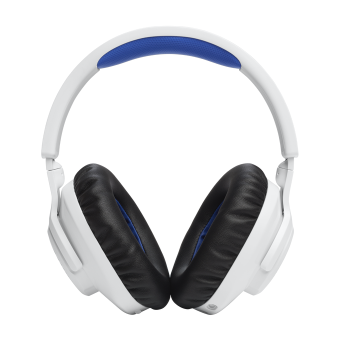 JBL Quantum 360P Console Wireless - White - Wireless over-ear console gaming headset with detachable boom mic - Front image number null