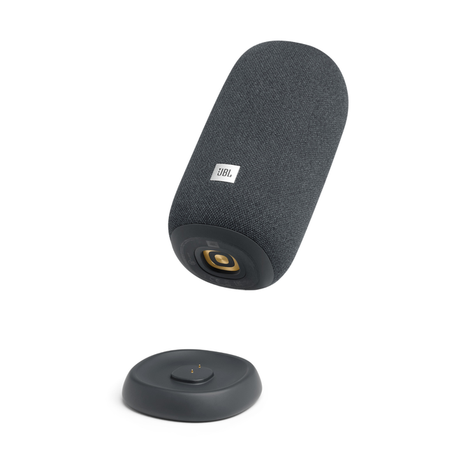 JBL Link Portable - Grey - Portable Wi-Fi Speaker - Detailshot 1 image number null