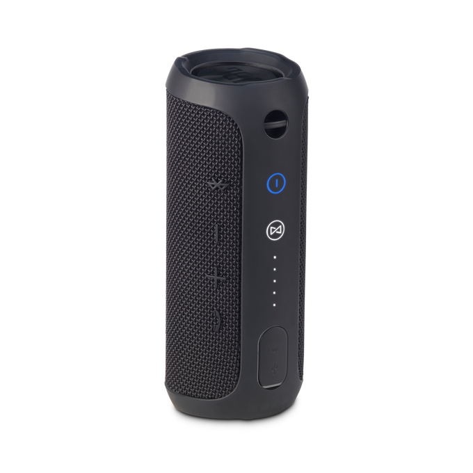 JBL Flip 3 - Black - Splashproof portable Bluetooth speaker with powerful sound and speakerphone technology - Back image number null