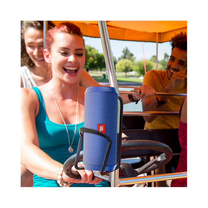 JBL Flip 3 - Black - Splashproof portable Bluetooth speaker with powerful sound and speakerphone technology - Detailshot 7 image number null