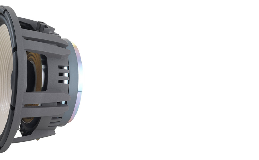 JBL 4312G 1-inch Magnesium-Aluminum alloy dome tweeter mated to acoustic lens waveguide. - Image