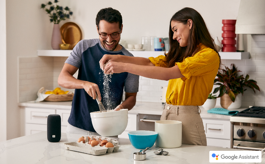 JBL Link Portable Handsfree-hjälp från Google Assistent - Image