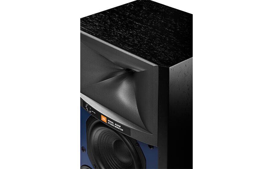 JBL 4309 Patented 2410H-2 1" (25mm) compression driver with High Definition Imaging ™ geometry horn. - Image