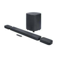 JBL Bar 1000MK2 - Black - 7.1.4 channel soundbar system with detachable surround speakers, Dolby Atmos® and DTS:X® - Hero