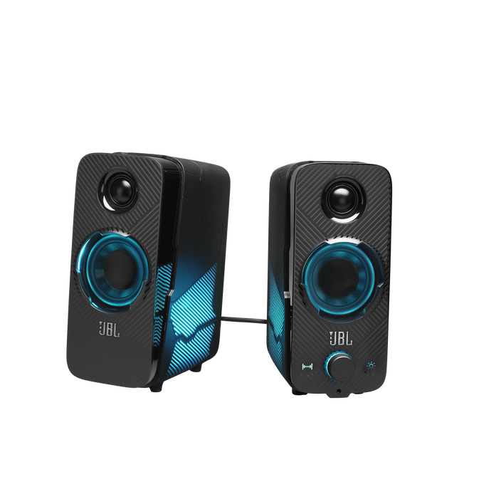 JBL Quantum Duo - Black Matte - PC Gaming Speakers - Hero image number null