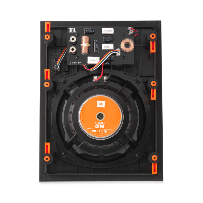 Studio 2 8IW - Black - Premium In-Wall Loudspeaker with 8” Woofer - Back image number null