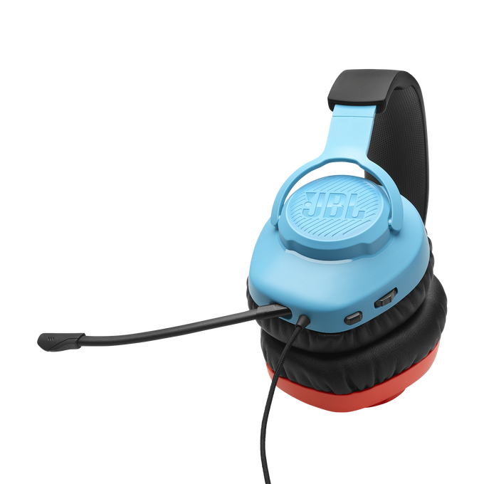 JBL Quantum 100N | Trådbundet over-ear-spelheadset med avtagbar mikrofon