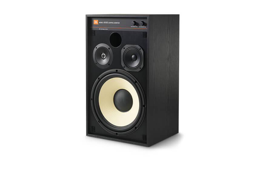 JBL 4312G 12-inch (300mm) cast-frame, white pure-pulp cone woofer with front-firing tuned port. - Image