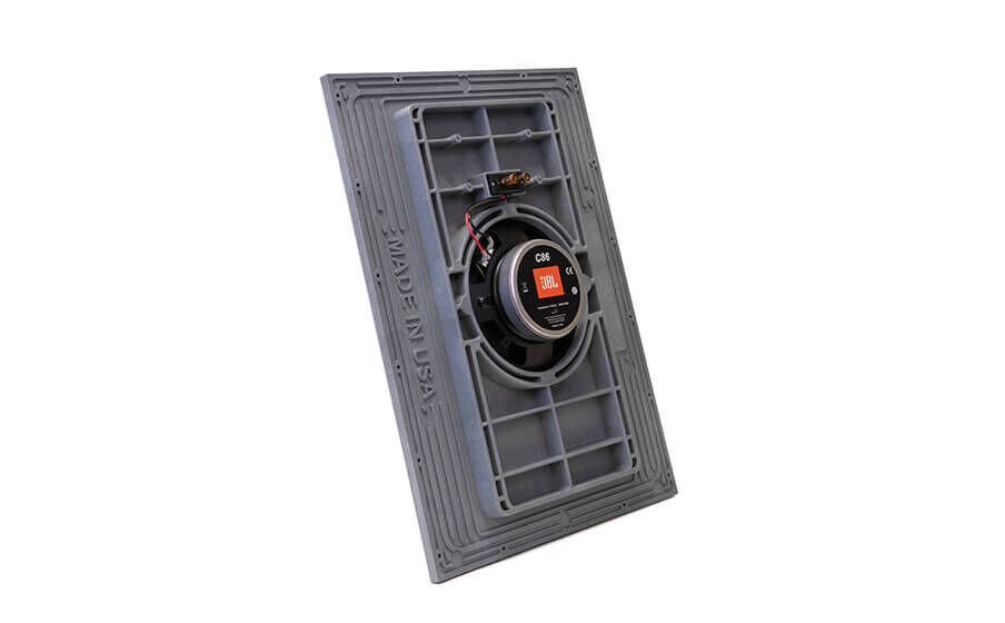 Conceal C86 Two-piece design with 8-inch (200mm) LF panel and separate five-element MF/HF panel - Image