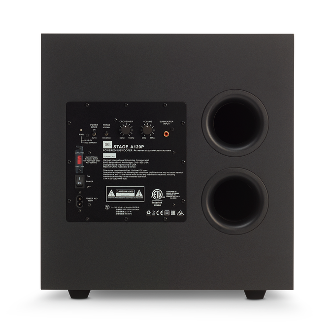 JBL Stage A120P - Black - Home Audio Loudspeaker System - Back image number null