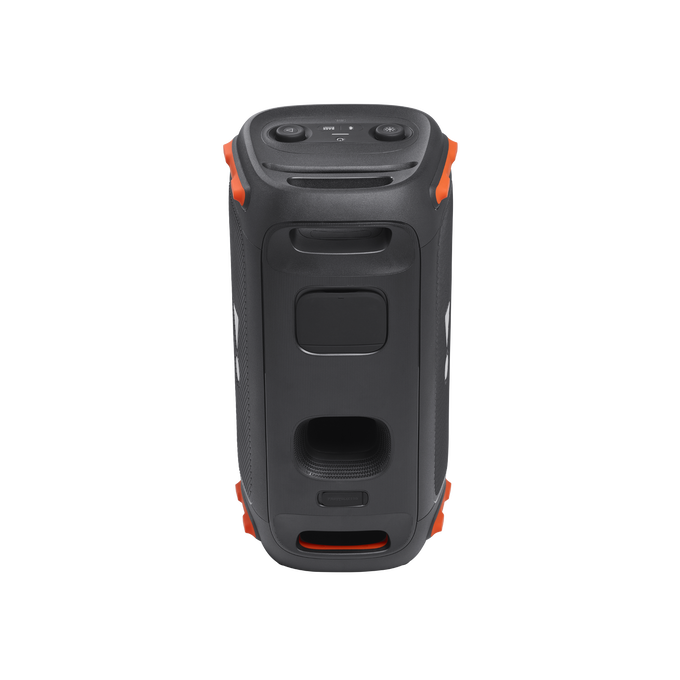 JBL Partybox 110 - Black - Portable party speaker with 160W powerful sound, built-in lights and splashproof design. - Back image number null