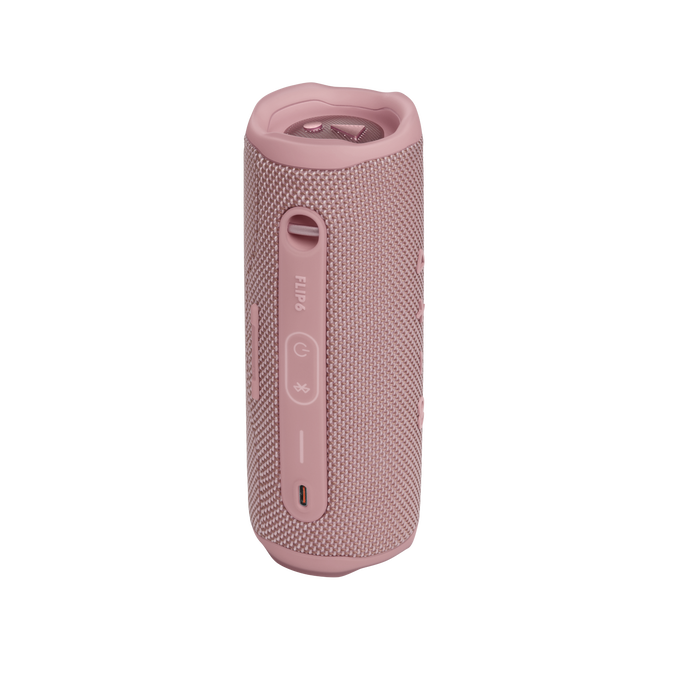 JBL Flip 6 - Pink - Portable Waterproof Speaker - Back image number null