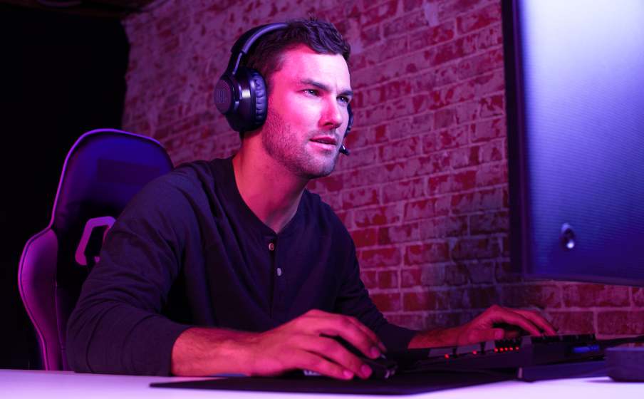 JBL Quantum 350 Wireless Missa aldrig ett ögonblick med förlustfri 2,4 GHz trådlös teknik - Image
