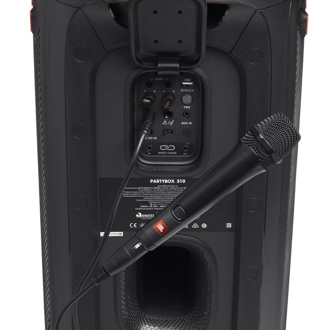 JBL PBM100 Wired Microphone - Black - Wired Dynamic Vocal Mic with Cable - Detailshot 2 image number null