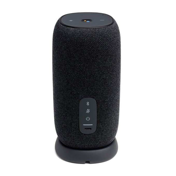 JBL Link Portable - Black - Portable Wi-Fi Speaker - Back image number null