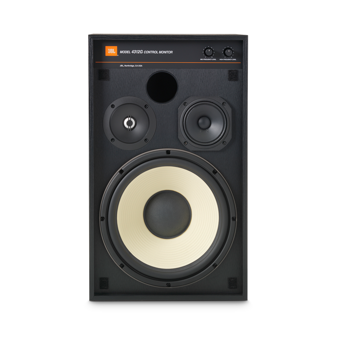 JBL 4312G - Black - 12-inch (300mm) 3-way Studio Monitor Bookshelf Loudspeaker - Detailshot 1 image number null