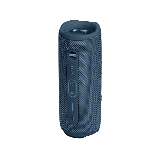 JBL Flip 6 - Blue - Portable Waterproof Speaker - Back image number null