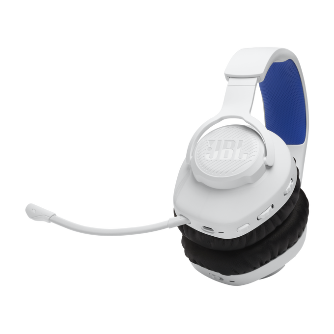 JBL Quantum 360P Console Wireless - White - Wireless over-ear console gaming headset with detachable boom mic - Detailshot 3 image number null