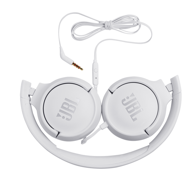 JBL Tune 500 - White - Wired on-ear headphones - Detailshot 1 image number null