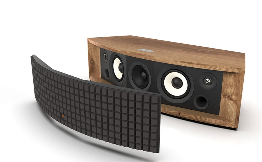 JBL L75ms Music System Black Quadrex foam grille - Image