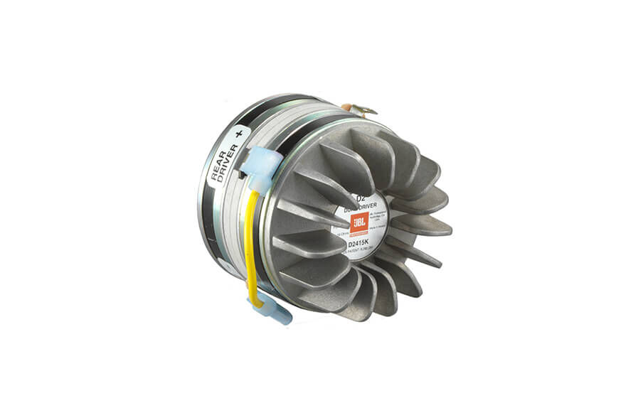 JBL 4349 Patented D2415K 1.5-inch (38mm) dual diaphragm compression driver mated to patented High-Definition Imaging (HDI™) geometry horn. - Image