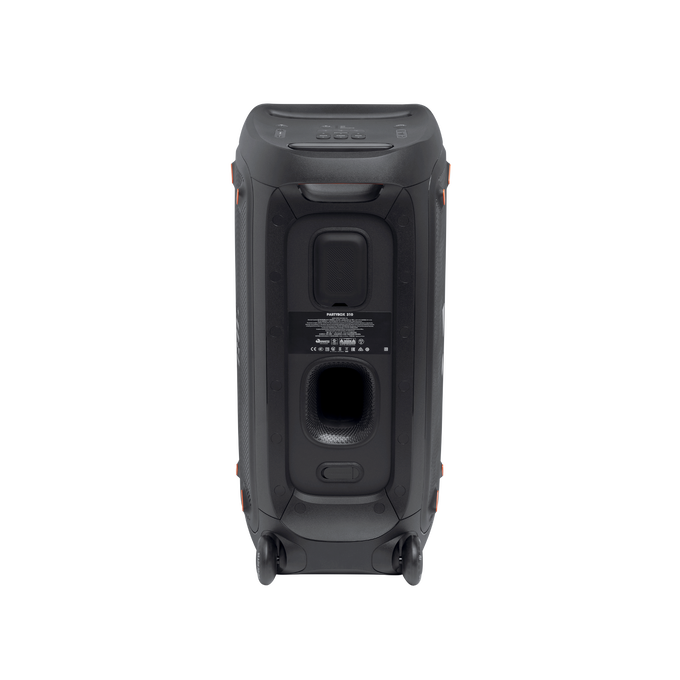 JBL Partybox 310 - Black - Portable party speaker with dazzling lights and powerful JBL Pro Sound - Back image number null