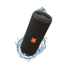 JBL Flip 3 - Black - Splashproof portable Bluetooth speaker with powerful sound and speakerphone technology - Hero
