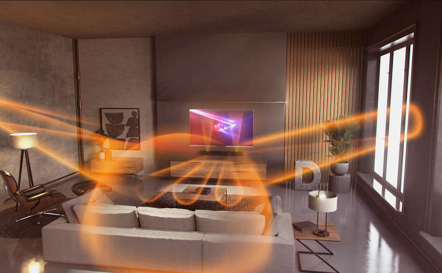 Bar 5.0 MultiBeam Dolby Atmos® och MultiBeam™-surroundljud - Image