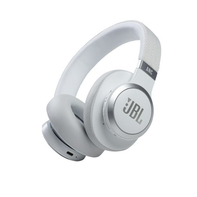 JBL Live 660NC - White - Wireless over-ear NC headphones - Hero image number null