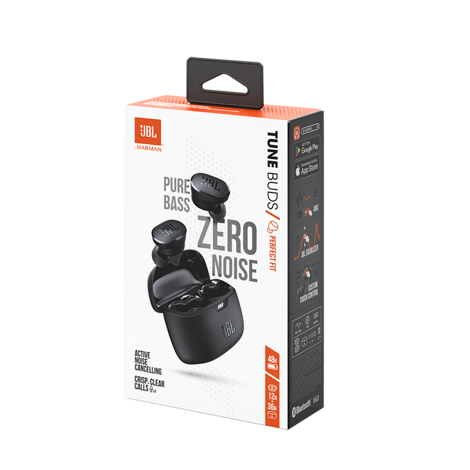 JBL Tune Buds - Black - True wireless Noise Cancelling earbuds - Detailshot 10 image number null