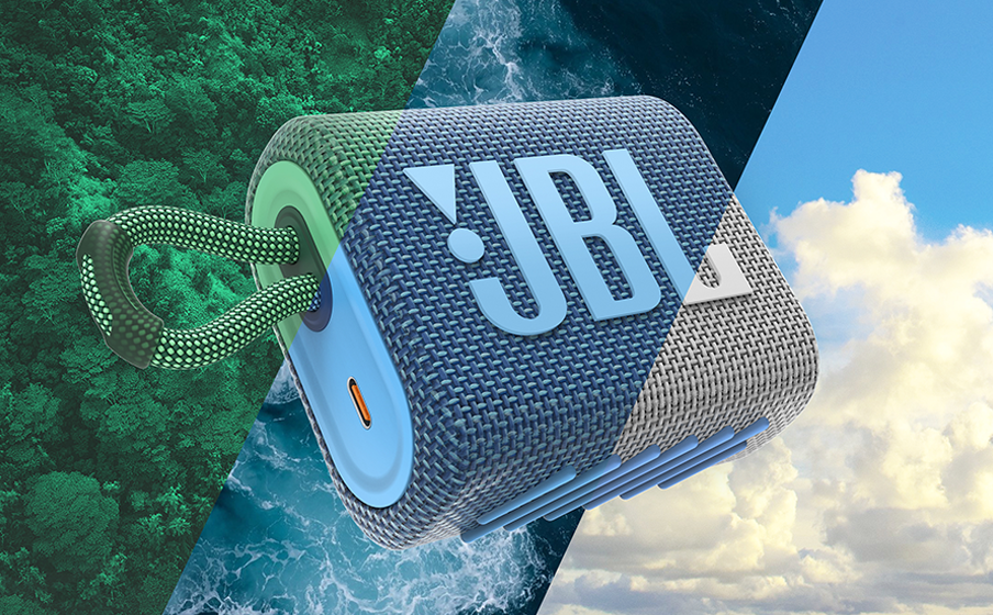 JBL Go 3 Eco Miljövänliga återvunna material och förpackningar - Image
